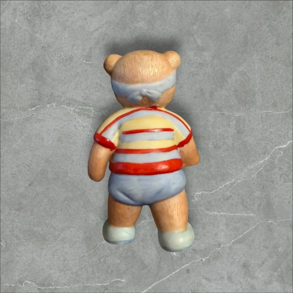 Vintage Jogging Jim Bears of‎ Distinction by BRONSON COLLECTIBLES Porcelain